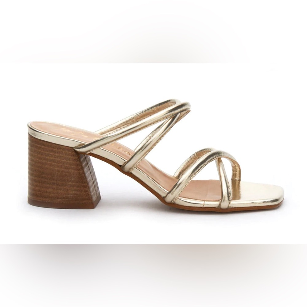 Matisse Gold Soulmate Heeled Sandal